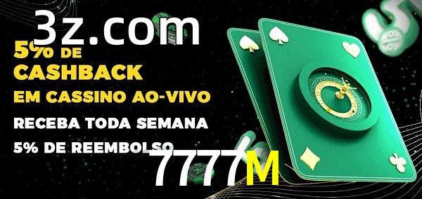 Promoções do cassino ao Vivo 7777M